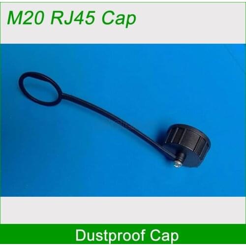 Factory sell M20 dust-proof waterproof cap matching with RJ45 waterproof connector B20 series cap for RJ45 connector 10 units