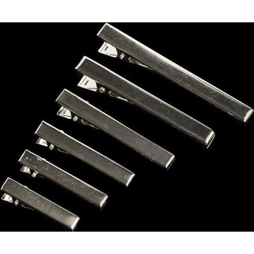 50Pcs 30/40/45/55/65/75mm Metal Crocodile Clips Cable Lead Testing Multifunction Metal Alligator Clips Clamps Hair Clips