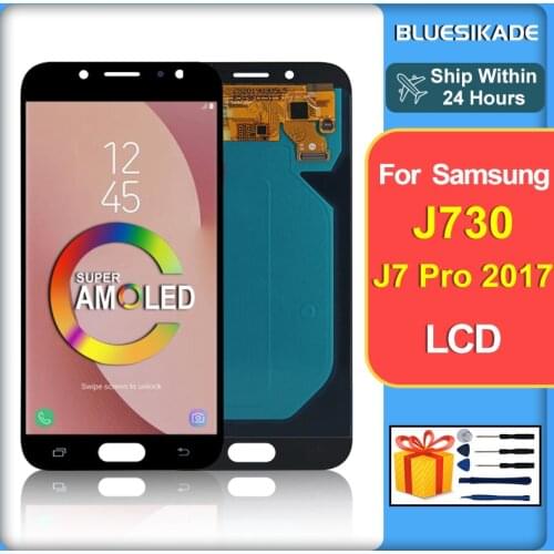5.5" AMOLED For Samsung Galaxy J730 LCD J730F J7 Pro 2017 Display Touch Screen Digitizer For Samsung SM-J730G Replacement Parts