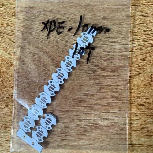 10PCS/Bag High Power LED XPE 10MM Aluminum Heatsink PCB Star
