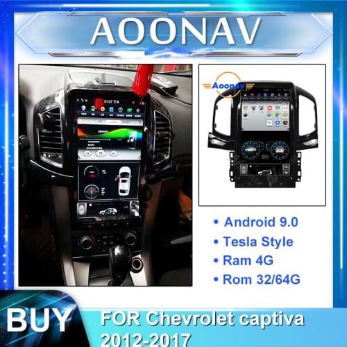 13.6 inch car radio multimedia player for Chevrolet captiva 2012-2017 car Stere auto radio head unit tesla style DvD player