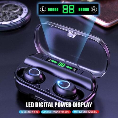 Bluetooth Wireless Earphone In-Ear HiFi Stereo Earbuds Charge Box Headphone Bluetooth 5.0 Gaming Headset With Mic for all Phone