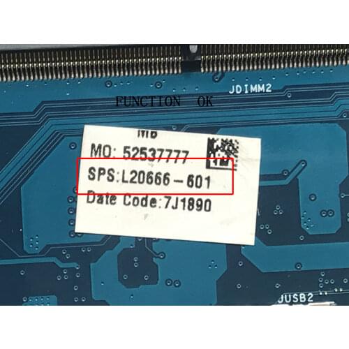 FAST SHIPPING. BRAND NEW,L20666-601 For HP 15-DB LA-G076P PLACA MOTHERBOARD, ONBOARD PROCESSOR Ryzen3 2200U