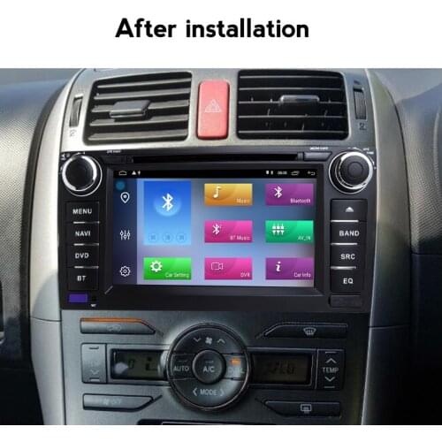 Auto+Carplay 4G 64GB Android 11 Car DVD GPS Player For TOYOTA AURIS 2007-2011 Multimedia DSP Navigation BT WIFI Stereo 2din DSP