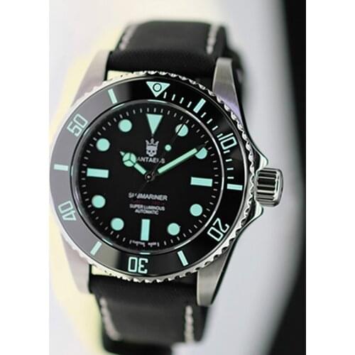 New Fashion Luminous Dial 300m Diving Watches Mens Submarine Sapphire Glass Import NH35 Automatic Mechanical Man Wrist Watches