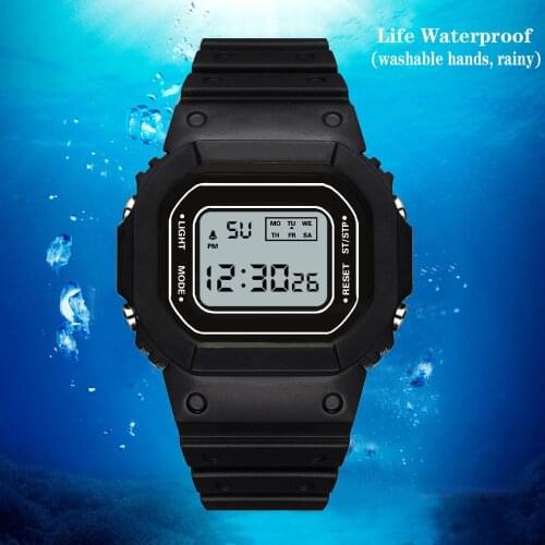 Digital Watch Men Women Kids Electronic LED Wrist Watch 24 hours Sport Watches Army Military Waterproof Male Clock reloj hombre