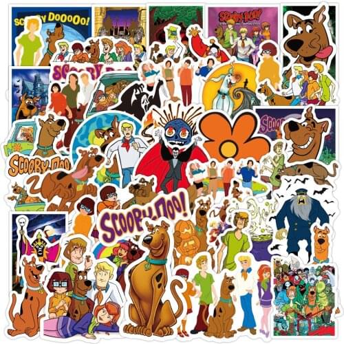 D3382 Homegaga 50pcs Dogs Skateboard Fashion Stickers For Suitcase Skateboard Laptop Luggage Phone Car DIY Stickers Waterproof