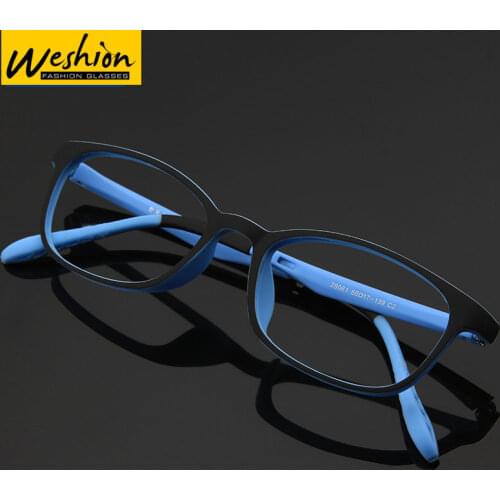 Youth Anti Blue Light Glasses Kids Girls Juniors Rectangle Optic Lenses Computer Reading Eyewear Customized Prescription Lenses