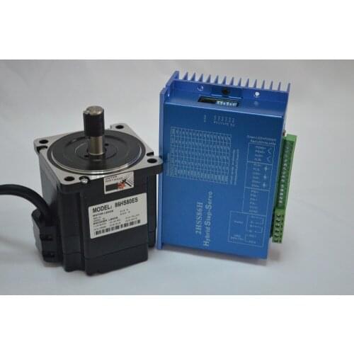 2 phase 4.5N.m Closed Loop Stepper Servo Motor Driver Kit 86HS80ES+2HSS86 CNC Machine Motor Driver
