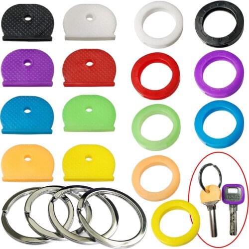 Key Caps Covers Tags Color Coded Key Head Caps Label ID Key Coded Rings Identify Keys