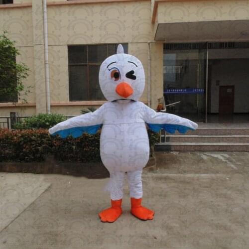 Halloween Seagull Bird Mascot Costume Seabird Cosplay Outfit Dress Adult Party