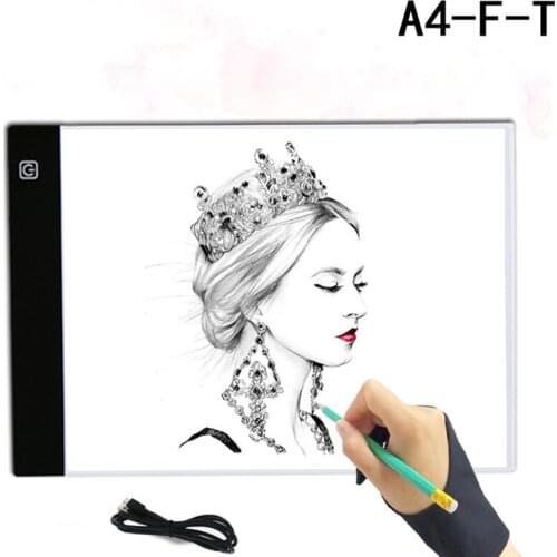 A4 Light Box LED Tracing Light Pad Dimming Eye-protecting Pad for Painting Drawing Sketching Copy Painting Drawing Board
