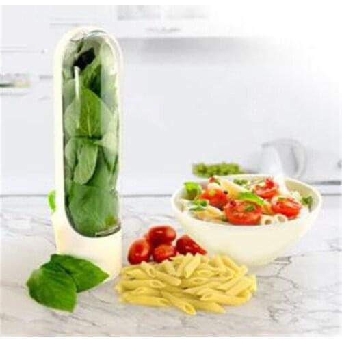 Multifunction Refrigerator Fruit Vegetable Crisper Vanilla Fresh-Keeping Cup Durable Seal Effect Kitch Plastic Storage Container
