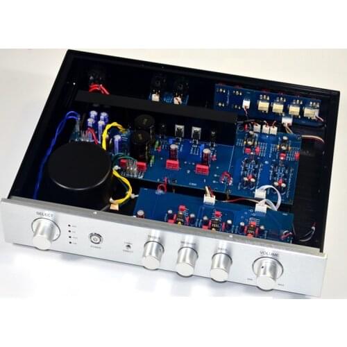 New E300 Balanced Output Preamplifier Board OPA2604 Op Preamp Abord With Volume Adjustment Balanced Output