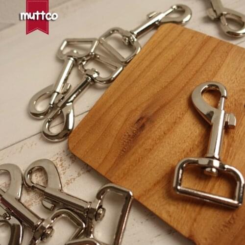 DIY Dog leash manufacturer environmental Silver 2.5 metal Metal Clasps Dog Clasp Metal Hook Hardware Dog clip Hook buckle PK-25S