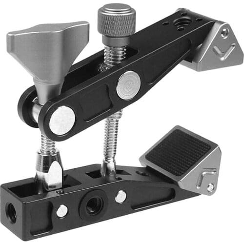 Super Camcorder Clamp Mount Table Adapter for Cameras Photographing Film Maker Flashlight Travel Interview Shooting Vlogging