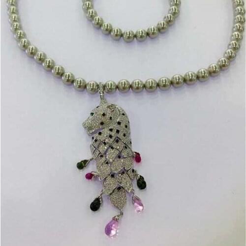 Xa14 Luxury Designer Fashion 925 Sterling Silver Jewelry zirconia Water droplets shape cf