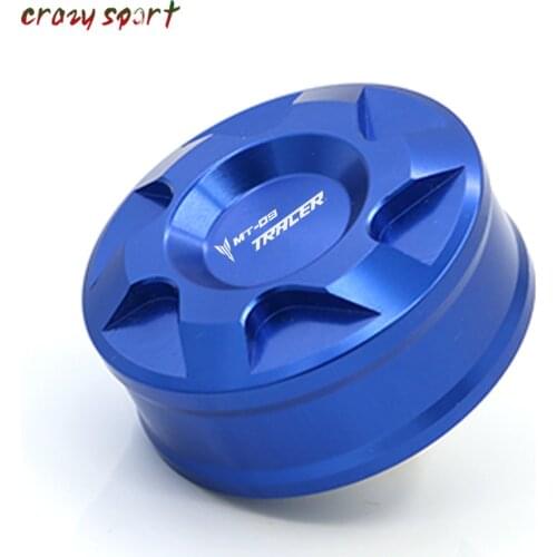 Rear Brake Fluid Reservoir Cover Cap For YAMAHA MT-09 Tracer 2015-2018 MT09 MT 09 2017 Motorcycle Accessories With Logo