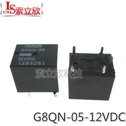 10PCS/LOT NEW relay G8QN-05 12VDC G8QN-05-12VDC High quality G8QN05-12VDC G8QN05 12VDC DC12V 5PIN