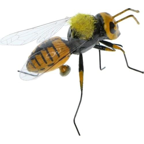 3 Pieces of Realistic Wild Bee Animal Insect Ornament Decoration Kids Fuuny Toy