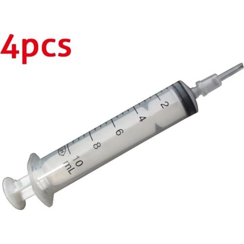 4 pcs 10ML Refilling Syringe and Adapters for Epson HP 950 951 970 971 932 933 934 920 ink cartridges or CISS