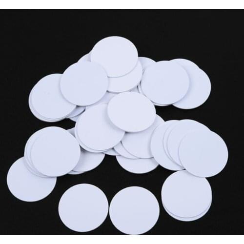 500/1000pcs EM4305 T5577 Coin Card Copy Rewritable Writable Rewrite EM ID RFID 125KHZ Proximity Token Badge Duplicate