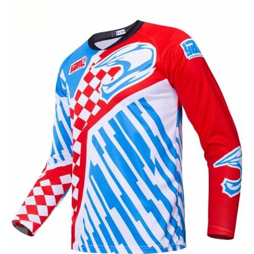 YBM Mountain Bike Jersey Long sleeve new cycling ciclismo motocross racing off road MX DH Motocross jersey 11