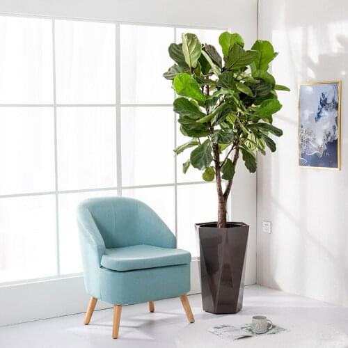 Creative automatic water absorption square plastic resin plant pot thickened household lazy flower pot plants bonsai pot