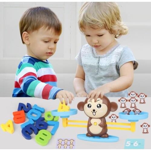 Monkey Balance Cool Math Toy Game for Girls & Boys Fun, Educational Childrens Gift & Kids Toy STEM Learning Toy