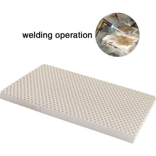Square Honeycomb Welding Plate Round Refractory Brick Gold Silver Copper Jewelry Welding Processing Heat Insulation