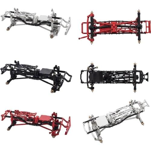 Metal Assembled Wheelbase Chassis Frame for 1/24 RC Crawler Car 4WD Off-Road Truck SCX24 AXI90081