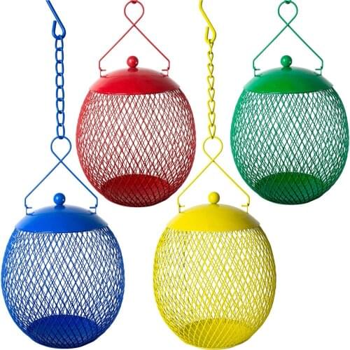 Fashion Design 4PCS Metal Courtyard Bird feeder Berrie Hummingbird Feeder Garden Villa Bird Feeder Garden Decoration