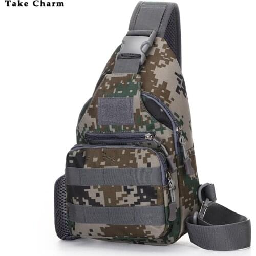 Mens Chest Bag Outdoor Riding Shoulder Bag Oxford Cloth Waterproof Lightweight Mobile Phone Change Messenger Bag Male Sport Bag