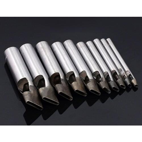 2019New Oval Shape Hole Punch Cutter Set Belt Watch Banding Gasket Hollow Leather Stitching Strap Belt Hole DIY Hand Tool