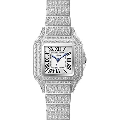 2021 New Diamond Women Watches Top Brand Leather Waterproof Sport Quartz Watch For Ladies Clock Gift Relogio Masculino