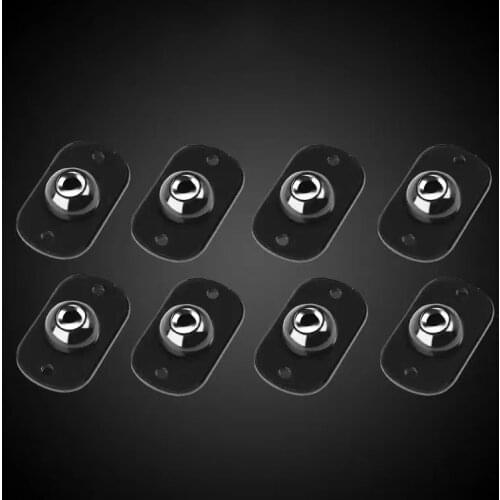 Paste Type Universal Pulley Storage Box Pulley Adhesive Swivel Furniture Wheel Roller Home Accessories 360º Rotating Wheel