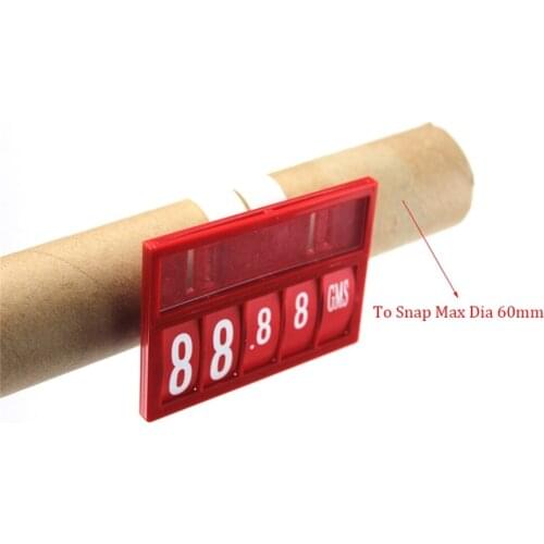 POP Name Card Card Price Sign Display Rack Label Card Holder Frame Reel Clip Replaceable Number Unit Tag in Supermarket 10 sets