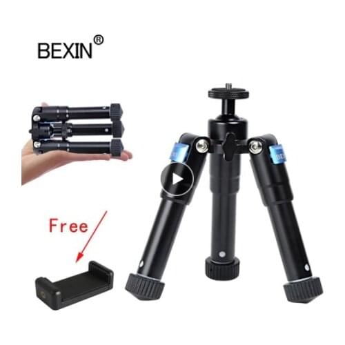 Portable Lightweight Cell smart Phone Camera Mini Tripod Stand Bracket suppotr Mount Adapter For Camera Self-Timer mobile phone