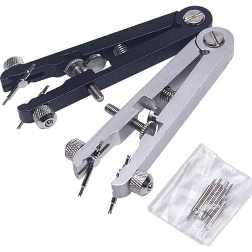 Steel V-shaped Watch Band Pins Removal Pliers Forceps Watch Repair Tool 6825 Watch Strap Spring Bar Remove Tweezers Tools