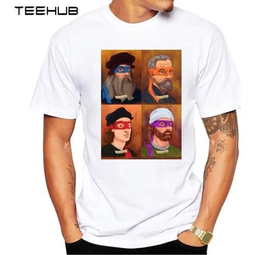 TEEHUB Mens New Funny Renaissance Design Short Sleeve T-Shirt Cool Printed Tops Hipster Tee Shirts