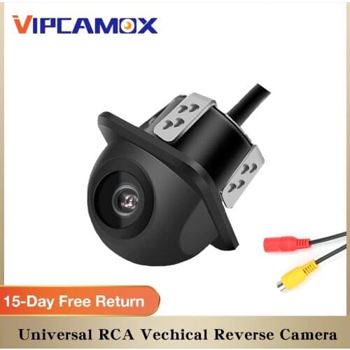 Universal Vehicle Rear View Camera with Parking Line CCD Night Vision Wide Angle Waterproof IP68 RCA Car Reversing Backup Camera