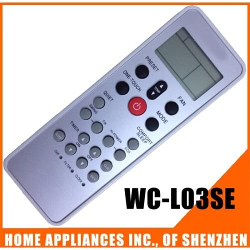Replacement for TOSHIBA Split And Portable Air Conditioner Remote Control WC-L03SE Air conditioning parts