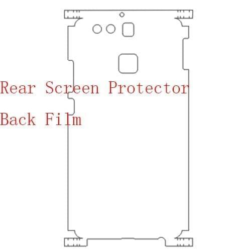Rear Screen Protector Back Film For Sharp Z3 A1 Z2 Aquos 306SH 402SH 203SH FS8009 FS8002