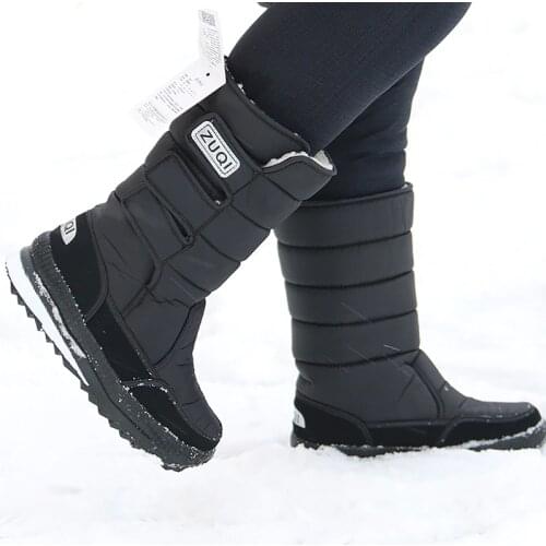 Women Snow Boots Platform Winter Boots Thick Plush Waterproof Non-slip Boots Fashion Women Winter Shoes Warm Fur Botas Mujer