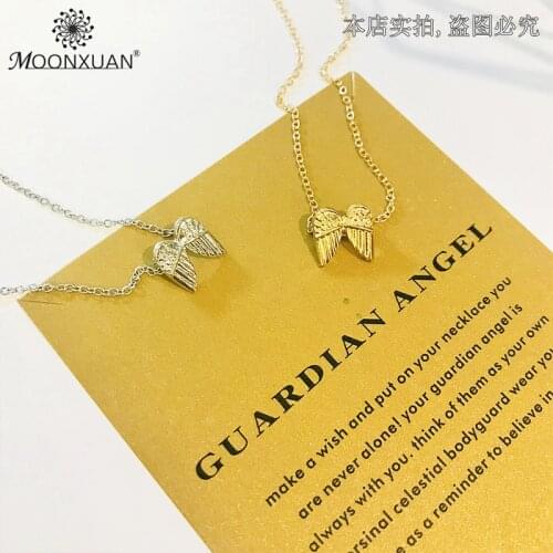 Dogeared Wings Choker Gold Statement Necklace Jewelry Chain Colar Women Kolye Collares Collier Bijoux Femme Collar Chocker Mujer