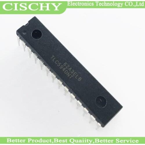 1pcs/lot TLC5940 TLC5940NT DIP28 In Stock