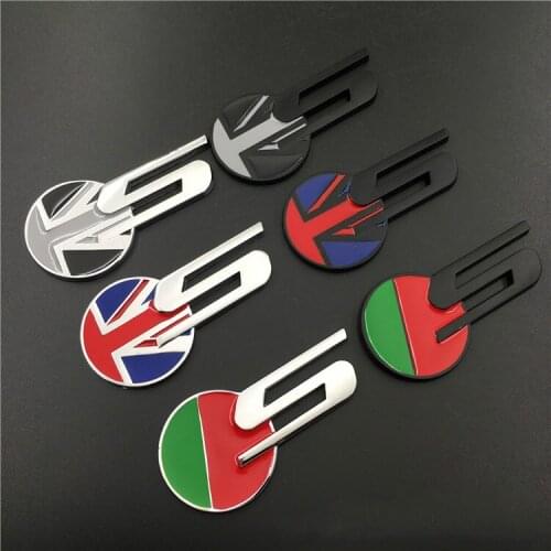 10pcs/lot 3D Car styling Metal letter S UK Flag sticker Emblem Badge For Jaguar S-Type XF XE F-TYPE F-PACE XJL X-Type