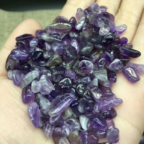 1000g Assorted Natural Amethyst Tumbled Stone Magnet Gravel Beads Chakra Healing Reiki Fengshui Decoration