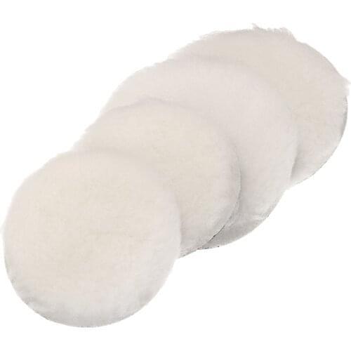 2pcs 3/4/5/7" Wool Pads Waxing Polishing Buffing Pad Wheel for Car Auto Polishing Pads Power Tools Mayitr