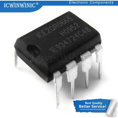 5PCS ICE2QR0665 DIP8 ICE2QR0665J DIP 2QR0665 DIP-8 ICE2QR0665Z